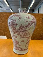 Chinese oud roze witte vaas, Antiek en Kunst, Ophalen