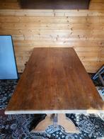 Eethoektafel eikenhout, Huis en Inrichting, Tafels | Eettafels, Ophalen, Gebruikt, Eikenhout, 50 tot 100 cm