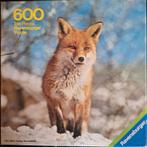 Ravensburger puzzel vos 600 stukjes, Ophalen of Verzenden, 500 t/m 1500 stukjes, Gebruikt, Legpuzzel