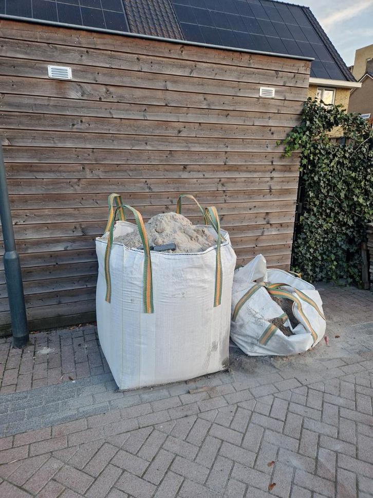 Big Bag Straatzand/Ophoogzand, Tuin en Terras, Zand, Gebruikt, Straatzand, Ophalen of Verzenden