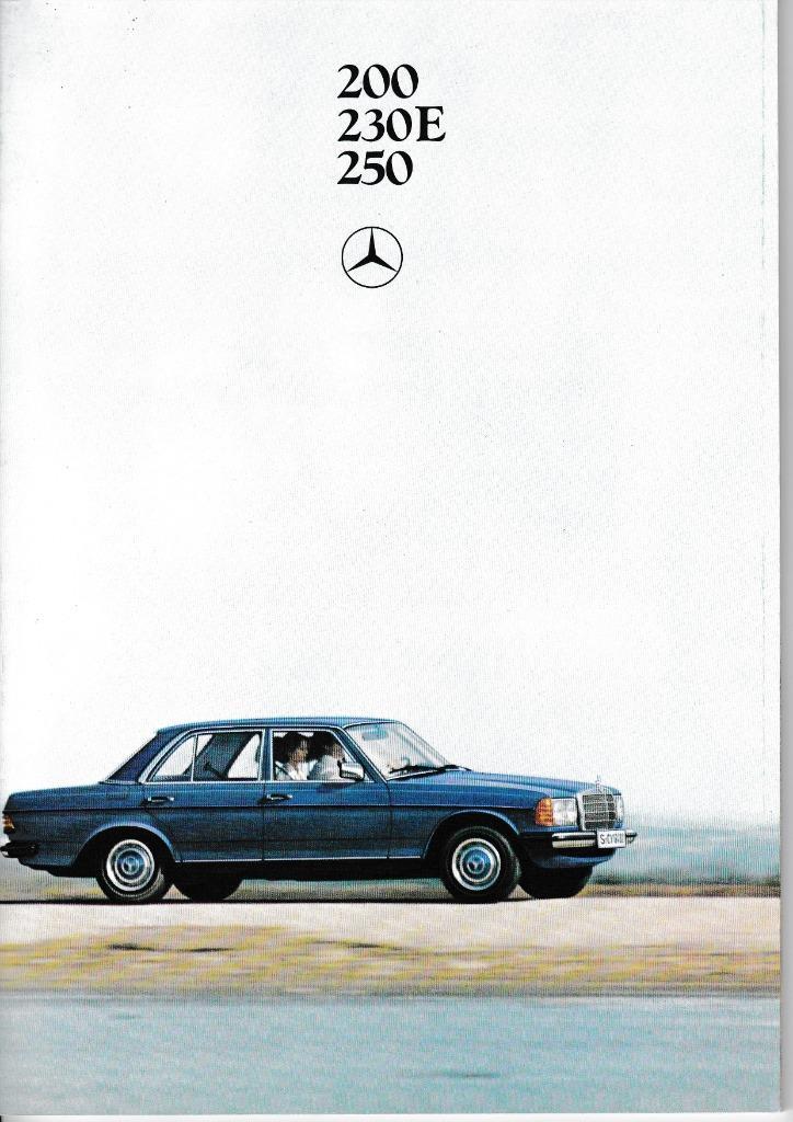 Mercedes-Benz 200, 230E, 250; W123, december 1980, Boeken, Auto's | Folders en Tijdschriften, Zo goed als nieuw, Mercedes, Ophalen of Verzenden