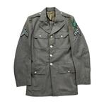 WWII US Class A Jacket 4th Infantry Division, Verzamelen, Ophalen of Verzenden, Amerika, Embleem of Badge