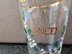 Antiek glas beschilderd Sneek, Antiek en Kunst, Antiek | Glas en Kristal, Ophalen of Verzenden