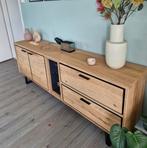 Xooon Eiken Dressoir Industrieel - 210cm, Huis en Inrichting, Kasten | Dressoirs, Ophalen, Gebruikt, 200 cm of meer, Eikenhout