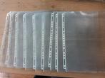 9 insteekhoezen insteekhoesjes hoezen hoesjes A4 met A5 vak, Ophalen of Verzenden, Gebruikt