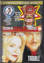Man trouble & Return of the killer tomatoes - Jack Nicholson, Cd's en Dvd's, Dvd's | Komedie, Overige genres, Ophalen of Verzenden