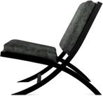 Fauteuil Madrid stof touch me antraciet | Webshop, Modern design, Minder dan 75 cm, Nieuw, Ophalen of Verzenden