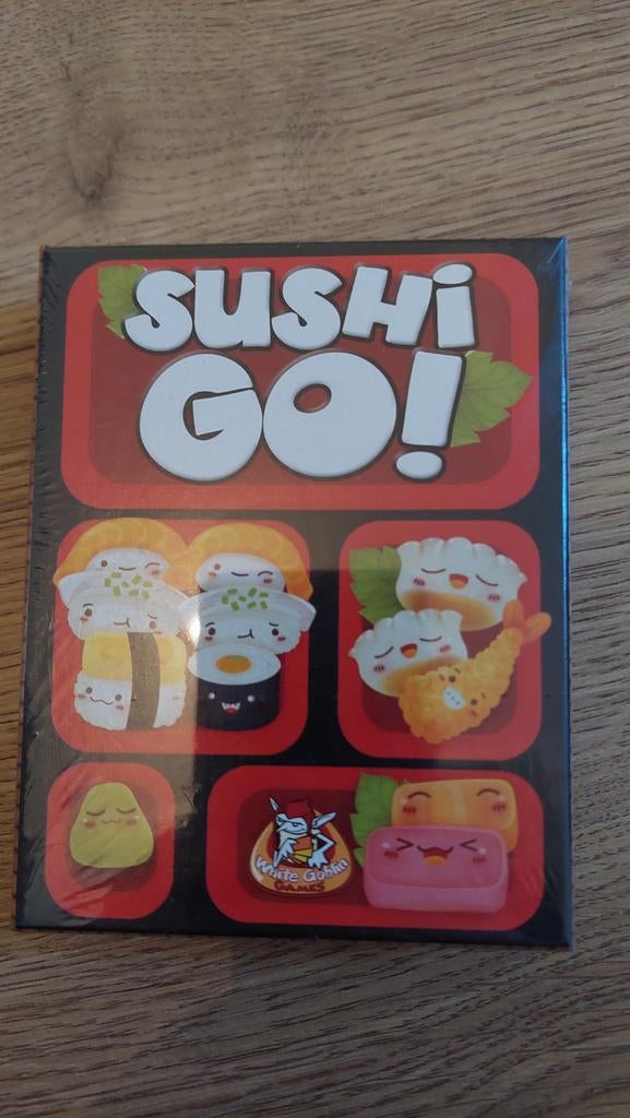 Sushi Go! Kaartspel, Hobby en Vrije tijd, Gezelschapsspellen | Bordspellen, Nieuw, Ophalen of Verzenden, Een of twee spelers, Reisspel