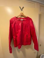 Nep leren jasje maat 44, Kleding | Dames, Huispakken, Ophalen of Verzenden, Zo goed als nieuw, Maat 42/44 (L), Rood
