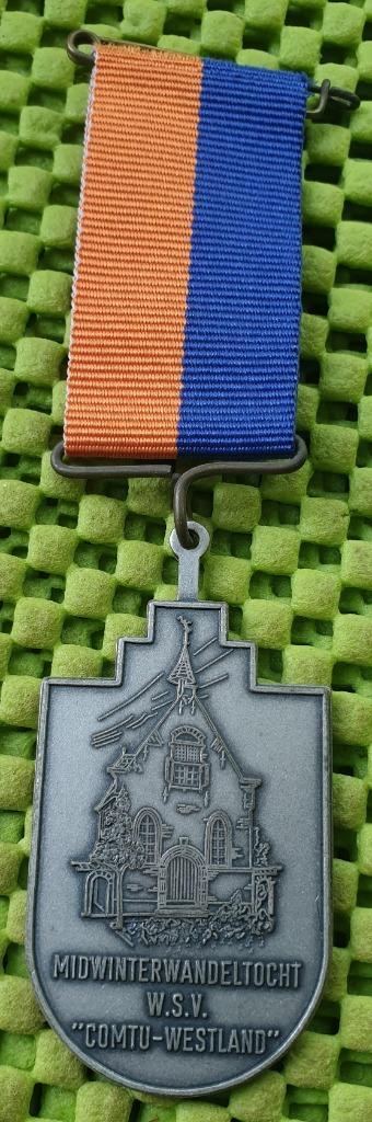 Medaille -  Midwinterwandeltocht -W.S.V. "Comtu-Westland " . beschikbaar voor biedingen