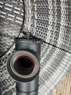 Pelletkachel buizen, Doe-het-zelf en Verbouw, Buizen en Afvoer, Ophalen, Gebruikt, Rvs, Minder dan 2 meter