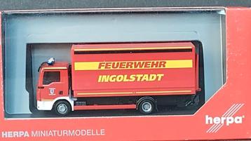 Man TGL Feuerwehr Ingolstadt 1:87 H0 Herpa Pol  beschikbaar voor biedingen