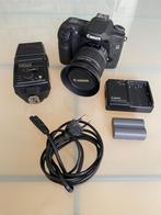 Canon 40D (11752 clicks), EF-S 18-55 IS, Yongnuo YN465 TTL, Audio, Tv en Foto, Fotocamera's Digitaal, Ophalen, Gebruikt, Spiegelreflex