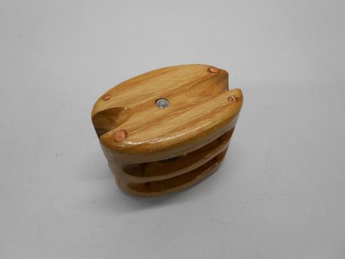 Houten Blokken / Katrollen Stropblokken dubbelschijfs 8-10mm, Watersport en Boten, Accessoires en Onderhoud, Nieuw, Lijn of Blok