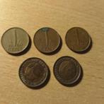 5 munten van 1 guldencent, Postzegels en Munten, Munten | Nederland, Verzenden, Koningin Juliana, 1 cent, Losse munt