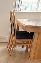 Eethoek met uitschuifbare tafel en 4 stoelen, Huis en Inrichting, Stoelen, Ophalen