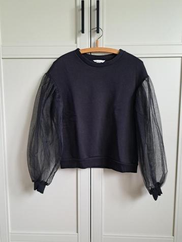 Sweater met transparante mouwen van H&M, maat XS. NIEUW! beschikbaar voor biedingen