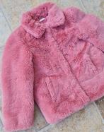 Roze Hema lente-herfst jas van superzachte fake-fur 122-128, Meisje, Gebruikt, Ophalen of Verzenden, Jas