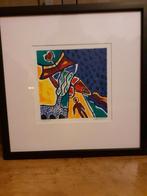 Zeefdrukken Silvia Cristel & Viola Holt, Ophalen