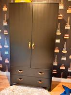 Stijlvolle Woood Dian Kast - Zwart, Ophalen, Kast, 105 cm of meer, Zo goed als nieuw