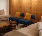Zuiver Lekima - Donker blauw - Design stoel, Modern, Gebruikt, Stof, Ophalen of Verzenden