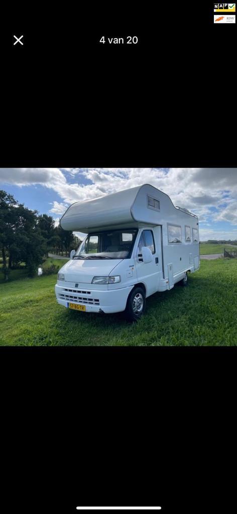 Fiat 230 Camper 2.8 diesel, Caravans en Kamperen, Campers, Fiat, Diesel
