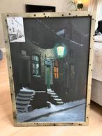 Schilderij Abtstraat Maastricht, Antiek en Kunst, Ophalen