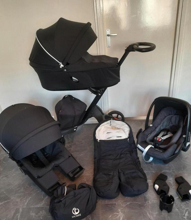 Nette Stokke Xplory V6 kinderwagen, Kinderen en Baby's, Kinderwagens en Combinaties, Zo goed als nieuw, Kinderwagen, Overige merken