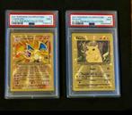 PSA 9 Charizard & Pikachu Gold Metal, Hobby en Vrije tijd, Verzamelkaartspellen | Pokémon, Ophalen of Verzenden, Zo goed als nieuw
