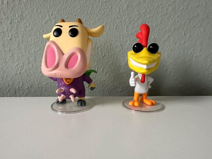 Funko Pop Cow and Chicken (Cartoon Network), Verzamelen, Poppetjes en Figuurtjes, Gebruikt, Ophalen of Verzenden
