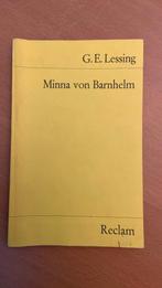 Minna von barnhelm - G.E. lessing, Boeken, Ophalen of Verzenden