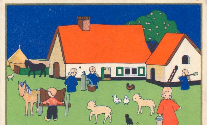 7 Mooie devotieprentjes getekend door James Pennyless, Verzamelen, Religie, Zo goed als nieuw, Christendom | Katholiek, Kaart of Prent