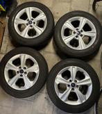 Ford Lichtmetalen Velgen 17 inch met Winterbanden, Auto-onderdelen, Banden en Velgen, Ophalen, Gebruikt, Banden en Velgen, 17 inch