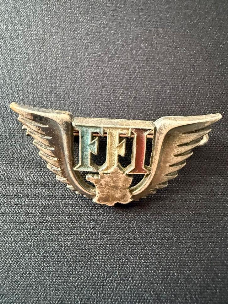FFI Insigne | WO2, Verzamelen, Militaria | Tweede Wereldoorlog, Lintje, Medaille of Wings, Ophalen of Verzenden