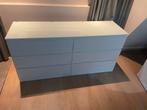 Malm Ikea Ladekast met Glazen Plaat, Huis en Inrichting, Ophalen, Overige materialen, Gebruikt, 150 tot 200 cm