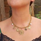 Zon & Maan Bedel Ketting – Titanium Roestvrijstalen Ketting, Sieraden, Tassen en Uiterlijk, Kettingen, Ophalen of Verzenden, Nieuw