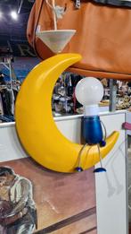 Kinderlamp - Mannetje op de Maan, Kunststof, Gebruikt, Kindvriendelijk, Ophalen of Verzenden