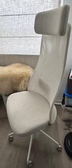 Bureaustoel met armleuningen, wit/grijs, Huizen en Kamers, Den Haag