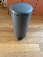 Brabantia prullenbak 30 liter antraciet, Ophalen of Verzenden