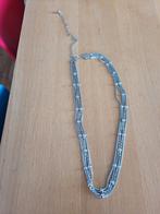 Zilverkleurige metalen sierceintuur – ca. 92 cm, Sieraden, Tassen en Uiterlijk, Kettingen, Overige materialen, Verstelbaar, Nieuw