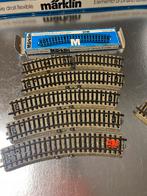 Marklin 5116 contactrails, 5 stuks (waarvan 1 gedeeld), Wisselstroom, Gebruikt, Rails, Ophalen of Verzenden