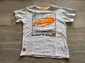 Prachtig nieuw T-shirt Nerf - maat 122/128 beschikbaar voor biedingen