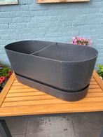 Elho plantenbak 78x35 x 34 cm hoog! Incl wieltjes, Kunststof, Rond, Ophalen of Verzenden, Zo goed als nieuw