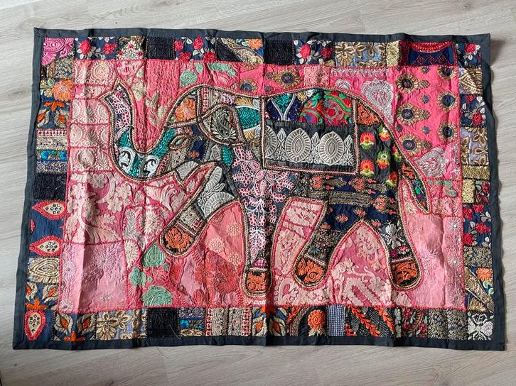 Kleurrijk bohemian/Boho Kleed, Huis en Inrichting, Stoffering | Tapijten en Kleden, Zo goed als nieuw, 50 tot 100 cm, 100 tot 150 cm
