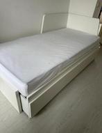 Ikea bed Flekke, Huis en Inrichting, Slaapkamer | Bedden, Ophalen, 90 cm, Eenpersoons, Wit