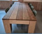 steigerhouten tafel, Tuin en Terras, Ophalen, Gebruikt, Rechthoekig, Hout