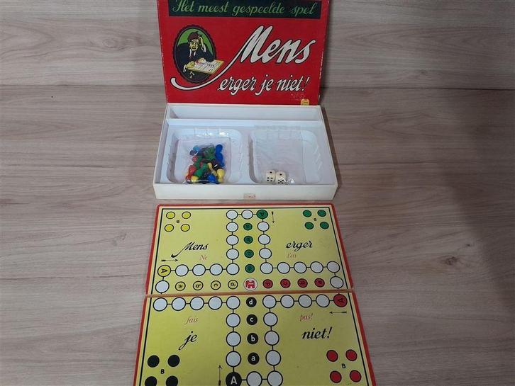 mens erger je niet orgineel jumbo [s1139], Hobby en Vrije tijd, Gezelschapsspellen | Bordspellen, Zo goed als nieuw, Ophalen of Verzenden