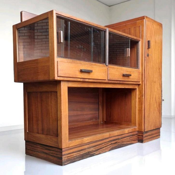 Art Deco Amsterdamse School Dressoir kast, Antiek en Kunst, Antiek | Meubels | Kasten, Ophalen