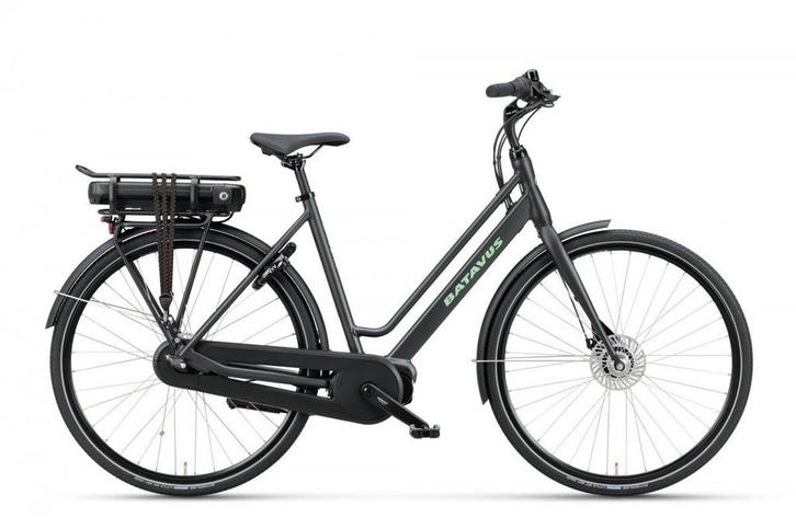 BATAVUS Fonk E-go Plus Dames Smokingzwart Mat 49cm 2021, Fietsen en Brommers, Elektrische fietsen, Nieuw, Batavus, 47 tot 51 cm