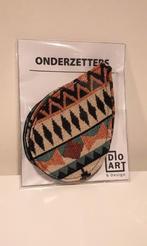 Onderzetters etnische print - Druppelvorm 4 stuks, Verzenden, Nieuw, Glas of Kopje